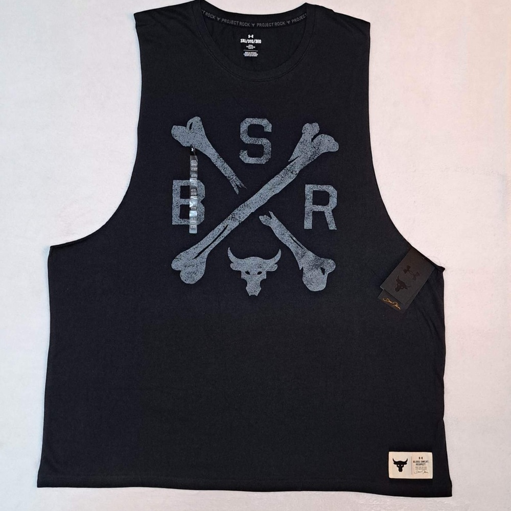 Project Rock "Blood Sweat Respect" Tank Top - Men's size 3XL
